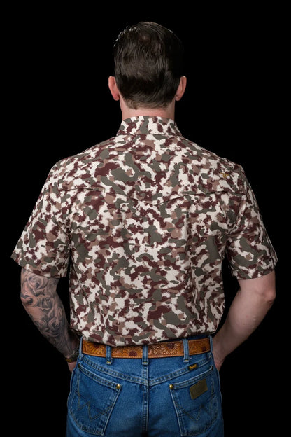 Ferrell Camo- Lite Short Sleeve Snap by Ferrell