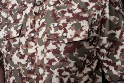 Ferrell Camo- Lite Short Sleeve Snap by Ferrell