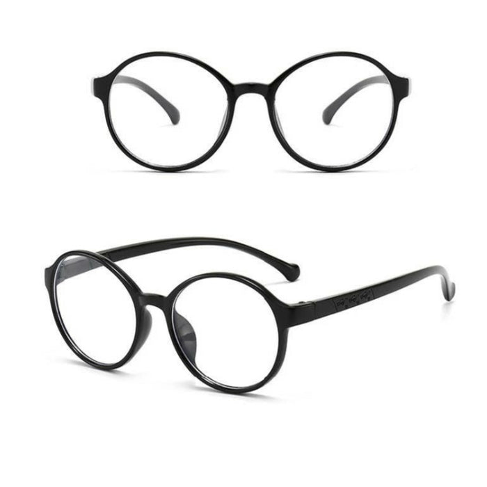 *FINAL SALE* Cramilo Eyewear Kids Round Blue Light Blocker Glasses, Black