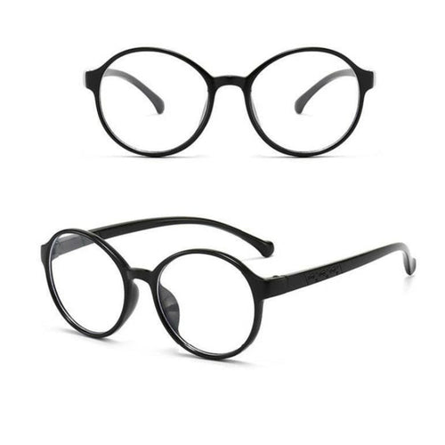 *FINAL SALE* Cramilo Eyewear Kids Round Blue Light Blocker Glasses, Black