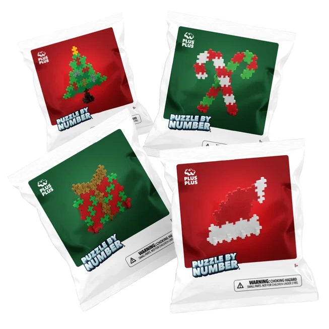 *FINAL SALE* Plus-Plus Puzzle by Number Holiday Fun Pack