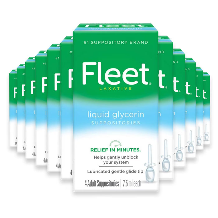 Fleet Liquid Glycerin Suppositories - 4 Ct - 24 Pack