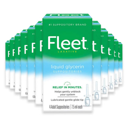 Fleet Liquid Glycerin Suppositories - 4 Ct - 24 Pack
