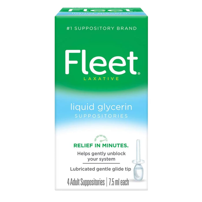 Fleet Liquid Glycerin Suppositories - 4 Ct - 24 Pack