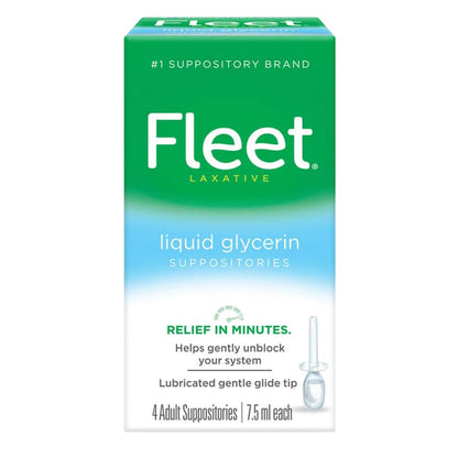Fleet Liquid Glycerin Suppositories - 4 Ct - 24 Pack