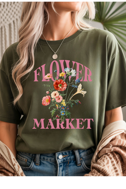 Flower Market Graphic Tee