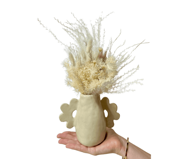 Pottery with a Purpose Neutral Flower Vase Pottery Kit