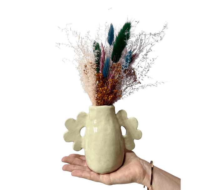 Pottery with a Purpose Colored Flower Vase Pottery Kit