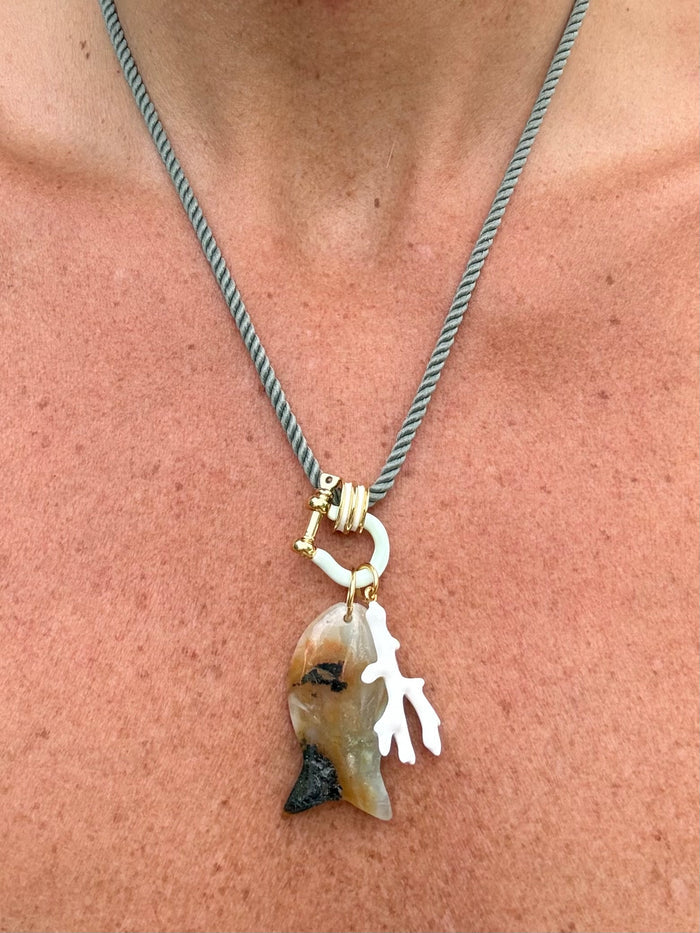 Forever Blythe Signature Fish Pendant Necklaces