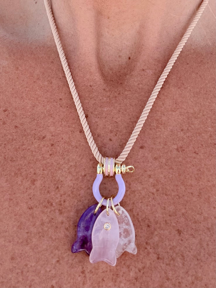 Forever Blythe Three Little Fish Necklace - Assorted