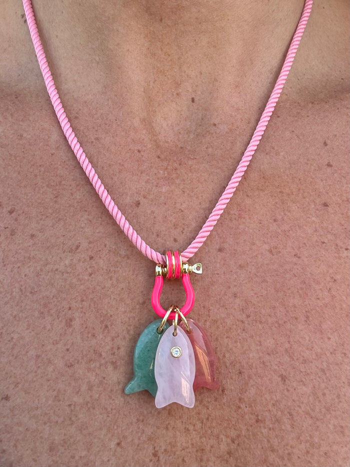 Forever Blythe Three Little Fish Necklace - Assorted