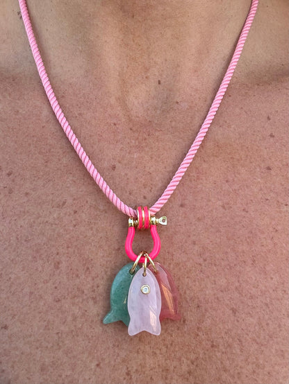 Forever Blythe Three Little Fish Necklace - Assorted