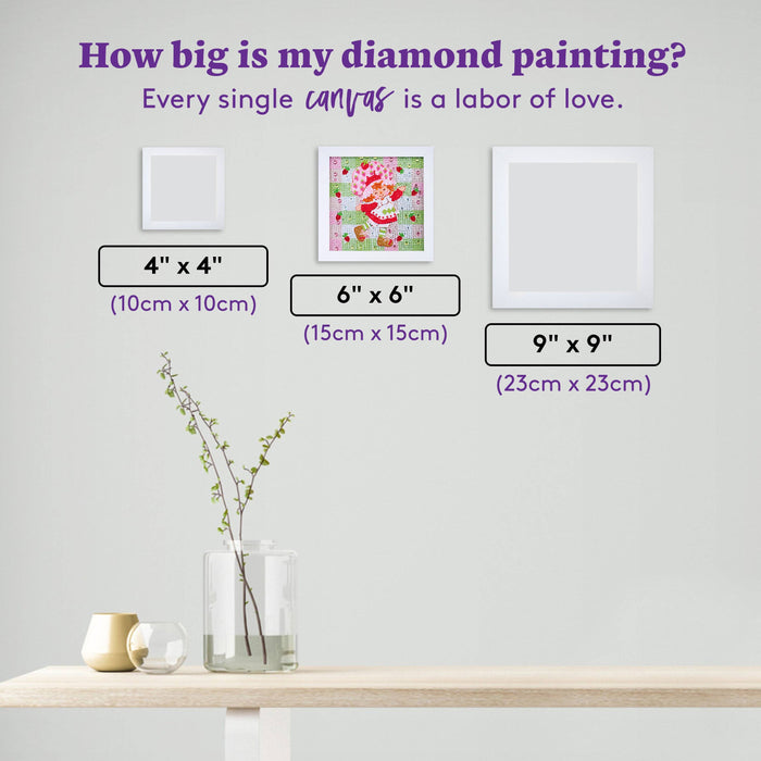 Frameables™ - Strawberry Shortcake Vintage Berry Magic - Diamond Art Club DIY Kit