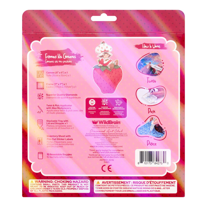Frameables™ - Strawberry Shortcake Vintage Berry Magic - Diamond Art Club DIY Kit