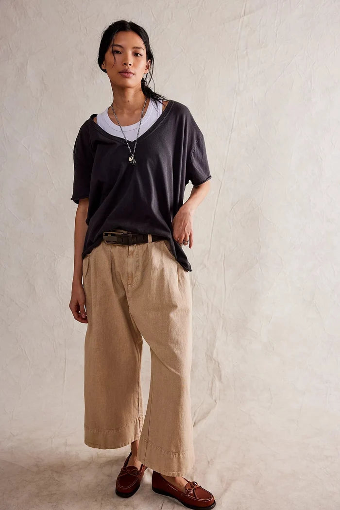 Free People - We The Free Nina V-Neck Tee