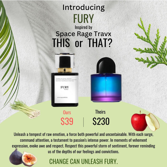 FURY | Inspired by BYREDO SPACE RAGE TRAVX | Space Rage Travx Dupe Pheromone Perfume - aromapassions