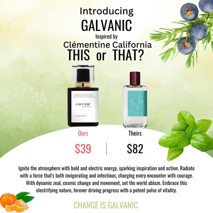 GALVANIC | Inspired by ATELIER COLOGNE CLÉMENTINE CALIFORNIA | Clémentine California Dupe Pheromone Perfume - aromapassions