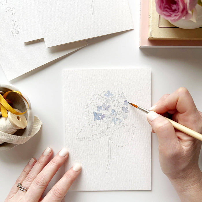 Garden Flowers Paintable Cards | Emily Lex Studio