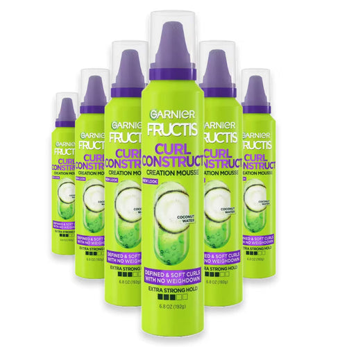 Garnier Fructis Curl Construct Creation Mousse – 6.8 oz - 6 Pack