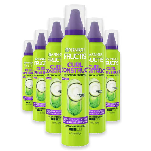 Garnier Fructis Curl Construct Creation Mousse – 6.8 oz - 6 Pack