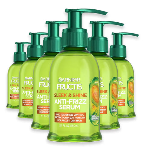 Garnier Fructis Sleek & Shine Anti-Frizz Cream – 5.1 oz - 6 Pack