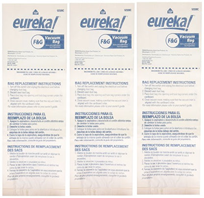Genuine Eureka F&G Disposable Dust Bag 52320C-6 - 3 pack