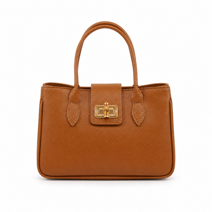 German Fuentes Handbags - Classic Italian-Style Leather Satchel