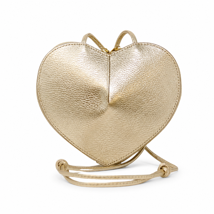 German Fuentes Handbags - Leather Crossbody Heart Bag