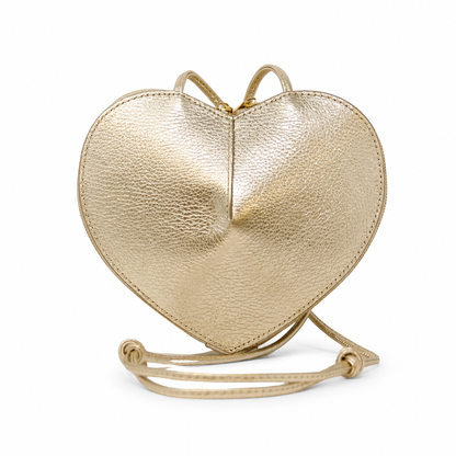 German Fuentes Handbags - Leather Crossbody Heart Bag