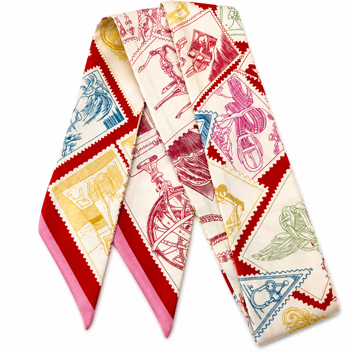 German Fuentes Handbags - Skinny Scarves Vintage Map Inspired