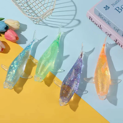 Glitter Shark Sugar Squish Toy