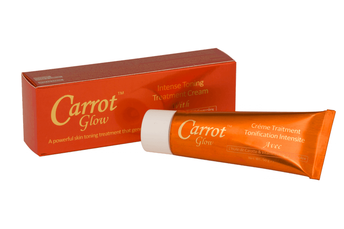 GLOW - Carrot Glow Intense Toning Treatment cream With Carrot Oil & Vitamin A, K & E complex - ShanShar Beauty : The world of beauty.