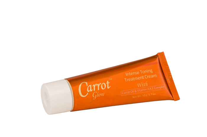 GLOW - Carrot Glow Intense Toning Treatment cream With Carrot Oil & Vitamin A, K & E complex - ShanShar Beauty : The world of beauty.