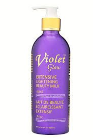 GLOW - Violet Glow Extensive Lightening Beauty Milk With Sweet Violet Flower Extract & Rice Bran Oil - ShanShar Beauty : The world of beauty.
