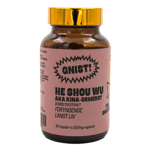GNIST! He Shou Wu dobbeltekstrakt kapsler