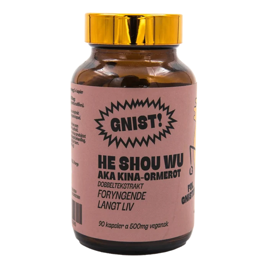 GNIST! He Shou Wu dobbeltekstrakt kapsler