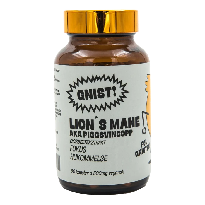 GNIST! Lion's Mane dobbeltekstrakt kapsler