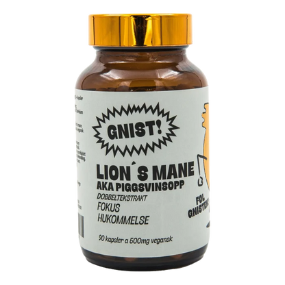GNIST! Lion's Mane dobbeltekstrakt kapsler