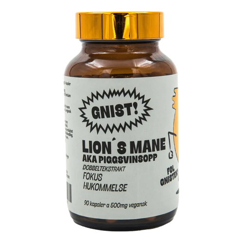 GNIST! Lion's Mane dobbeltekstrakt kapsler