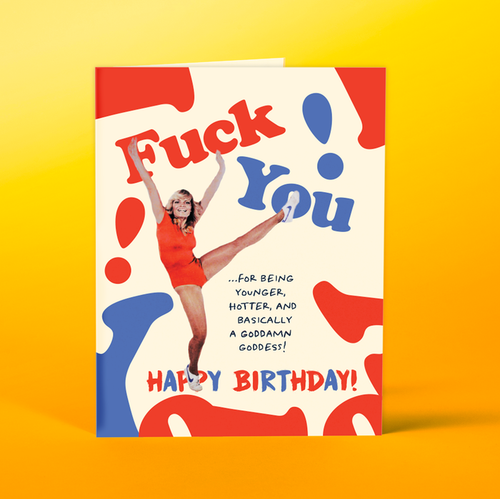 GODDESS! birthday card
