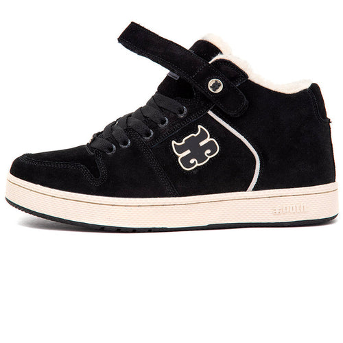 Grasshopper (Waxed Black Suede / Shearling) (S)