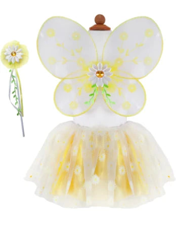Great Pretenders Daisy Tutu Wings Wand Set 4-7