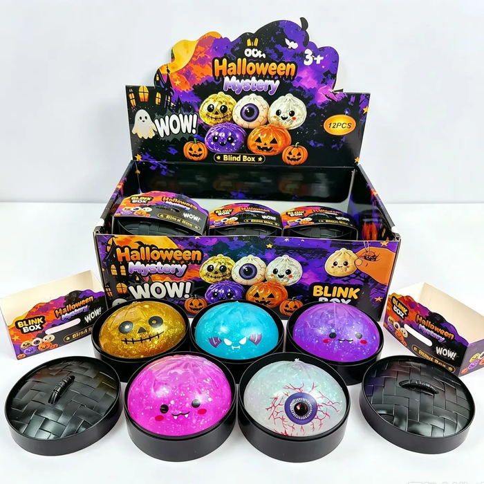 Halloween Mystery Glitter Gel Dumpling Squish Toy