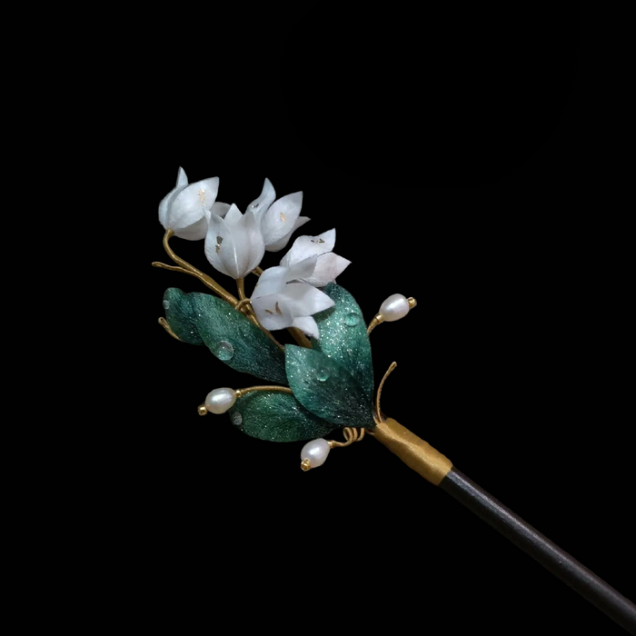 Handmade Ronghua Lily of the Valley Hairpin - Wedding & Daily