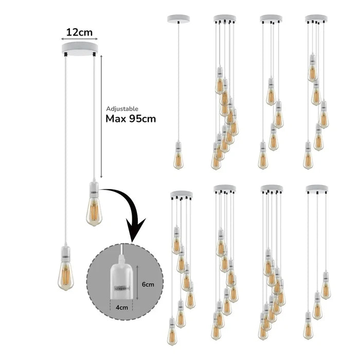 Hanglamp E27 Max 60W With Pendulum ~6069