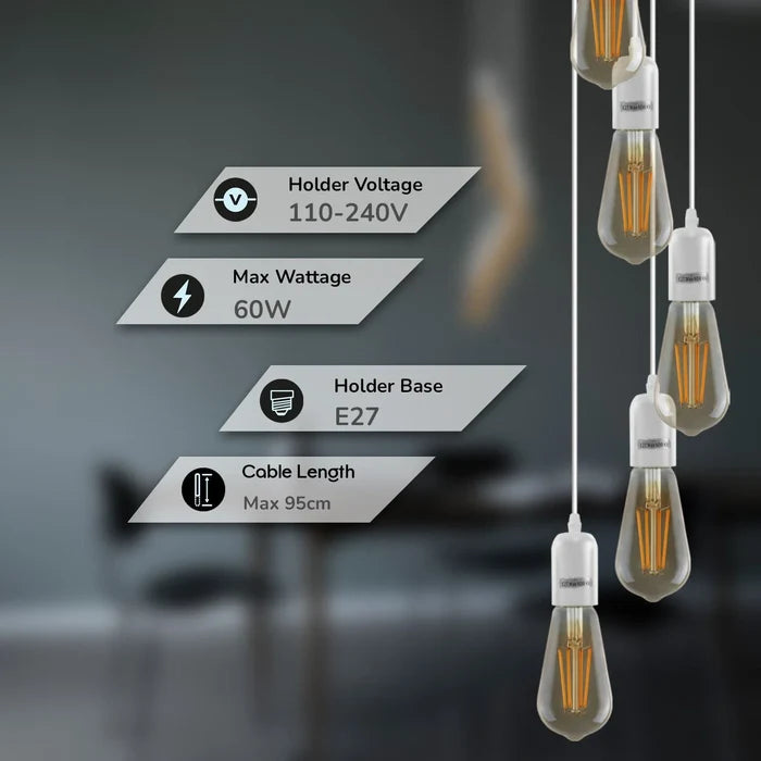 Hanglamp E27 Max 60W With Pendulum ~6069