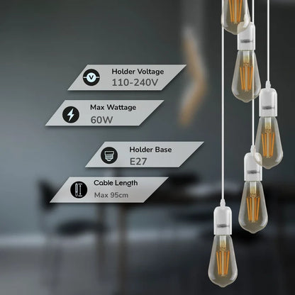 Hanglamp E27 Max 60W With Pendulum ~6069