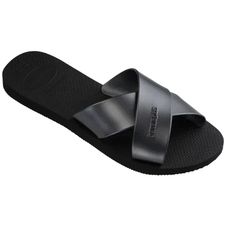 havaianas women s aqua metallic sandals