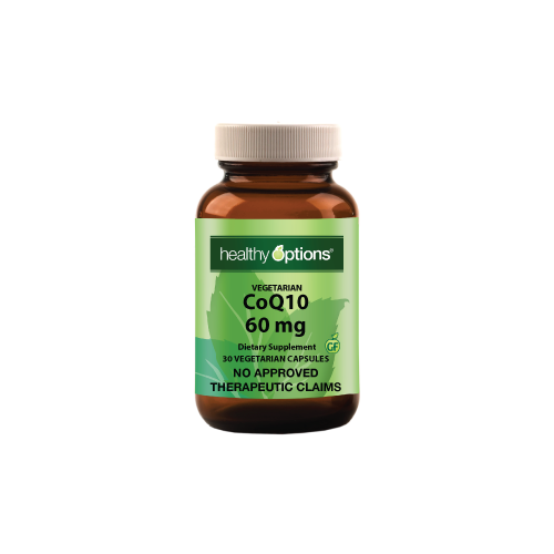 Healthy Options Vegetarian CoQ10 60mg 30 Capsules