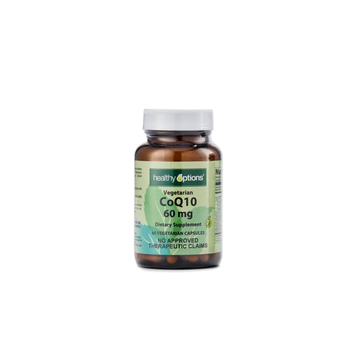 Healthy Options Vegetarian CoQ10 60mg 60 Capsules